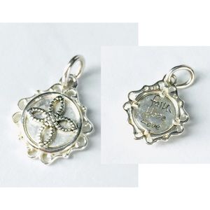 925 LA Faith Hope Love Sterling Silver Charm
